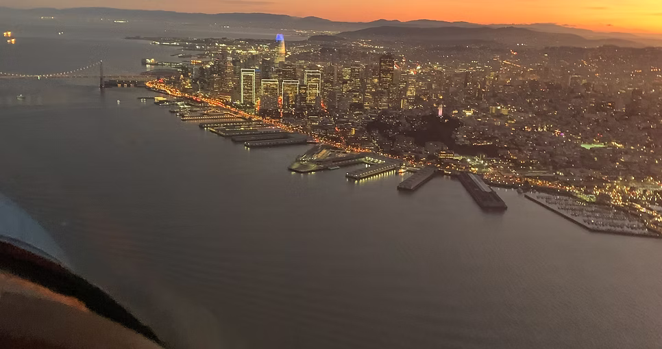 San Francisco Sunset Flight Tour